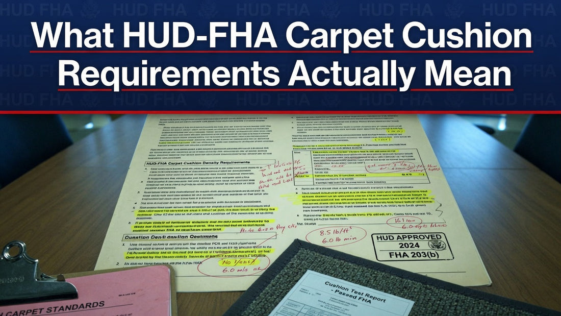 What HUD-FHA Carpet Cushion Requirements Actually Mean